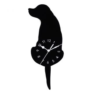 Настенные часы в форме собаки