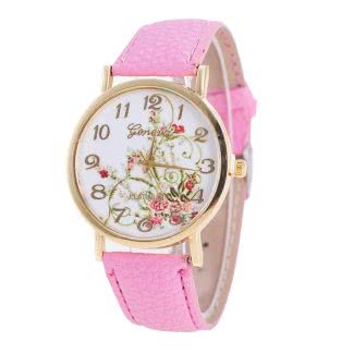 Женские наручные часы Женева с цветами